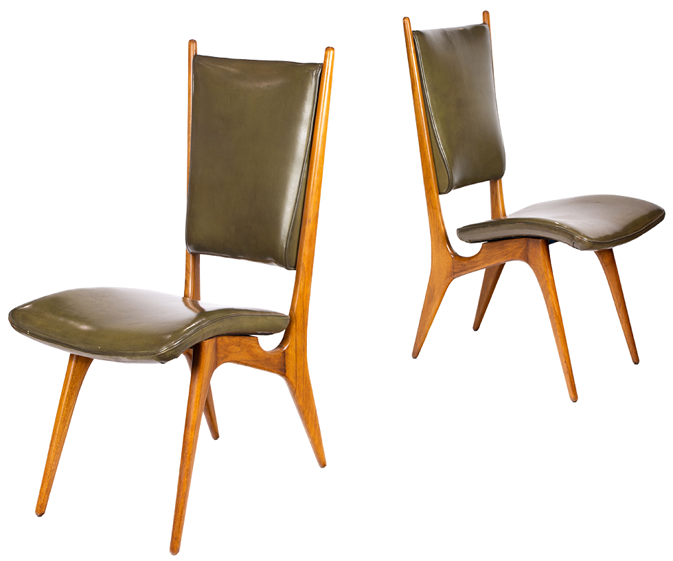 Vladmir Kagan side chairs.