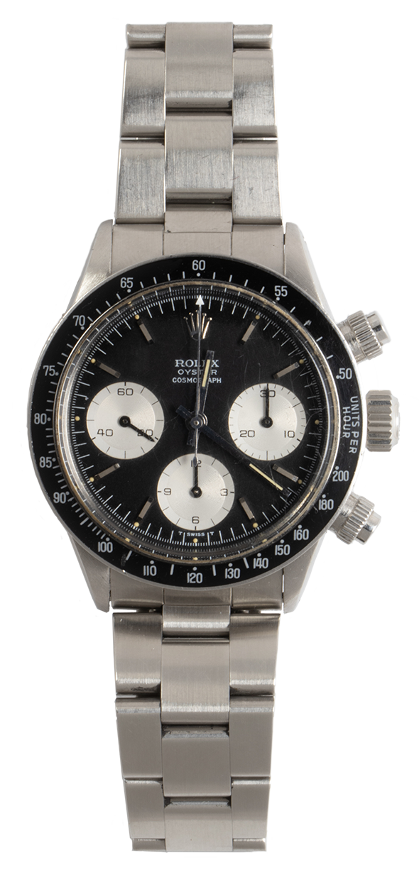 A Rolex Daytona chronograph wristwatch, ref. 6263.Sold: $75,000