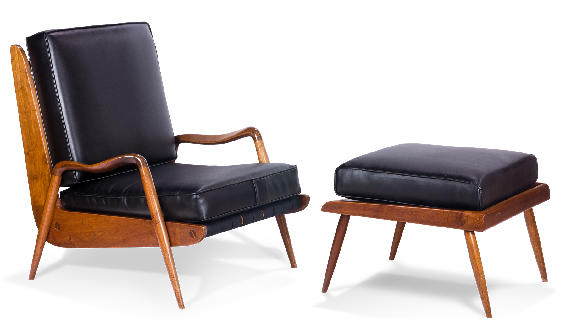 Phillip Lloyd Powell, New Hope Lounge Chair and Ottoman.Sold: $15,000