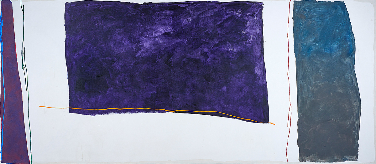 Ray Parker (American, 1922–1990), Untitled, 1979, oil and acrylic on canvas, 67.25" x 153.75". <br><b>Estimate: $50,000–$70,000</b>