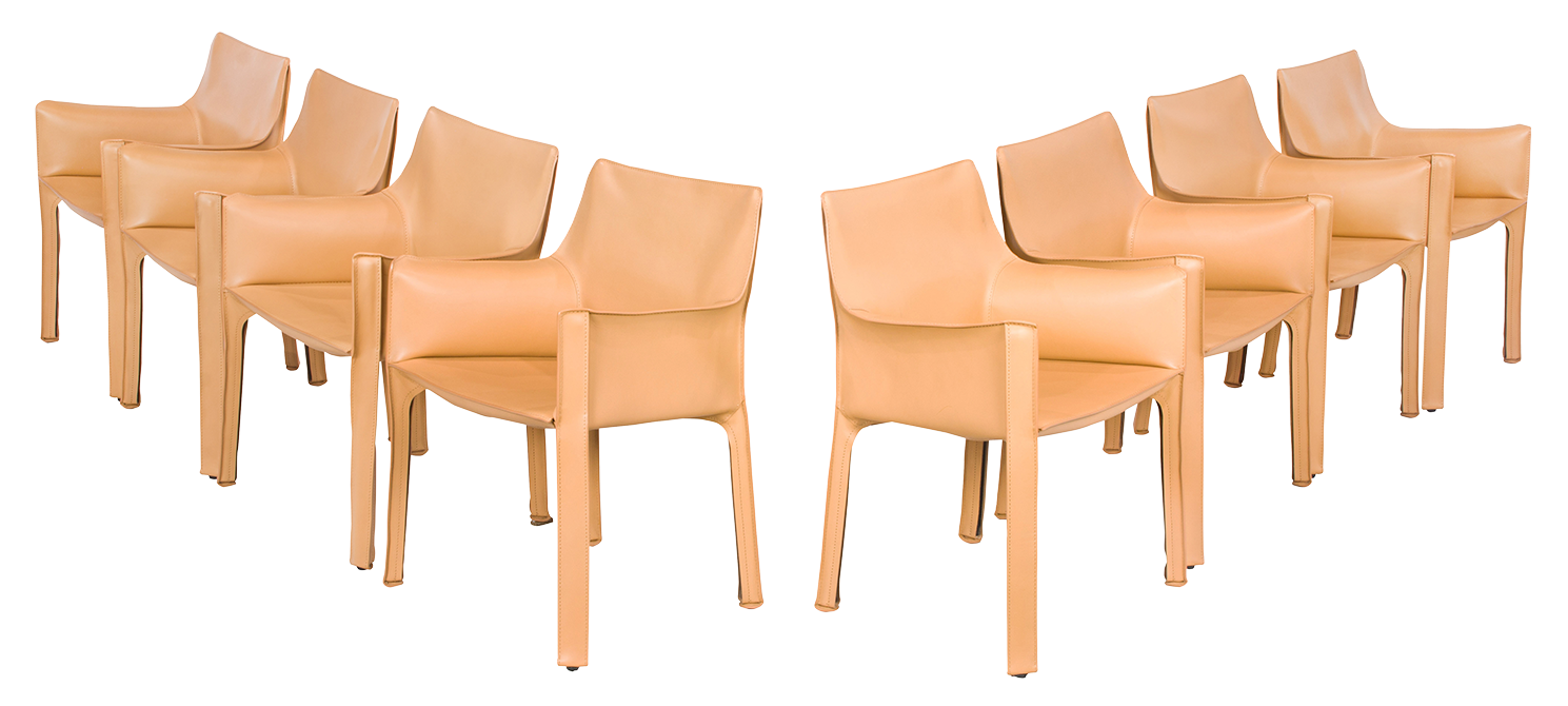 Mario Bellini, Cab Chairs Model 413To be offered at our Fall Modern + Contemporary Art + Design Sale