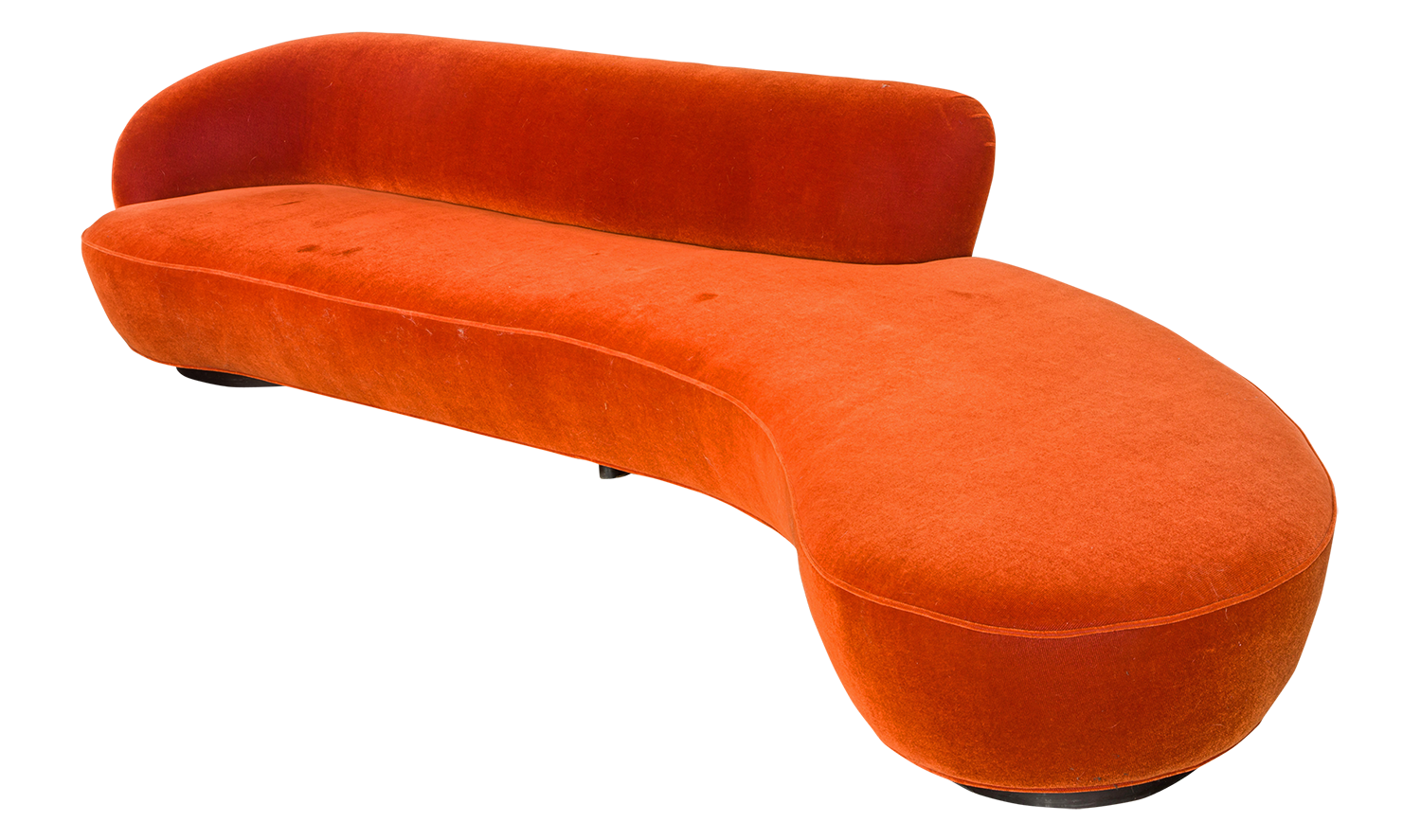 Vladimir Kagan Couture Sloane II sofa.To be offered at our Fall Modern + Contemporary Art + Design Sale