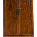 Chinese huanghuali tapered cabinet. Provenance: Acquired in Hong Kong, 1989. Estimate: $40,000–$60,000