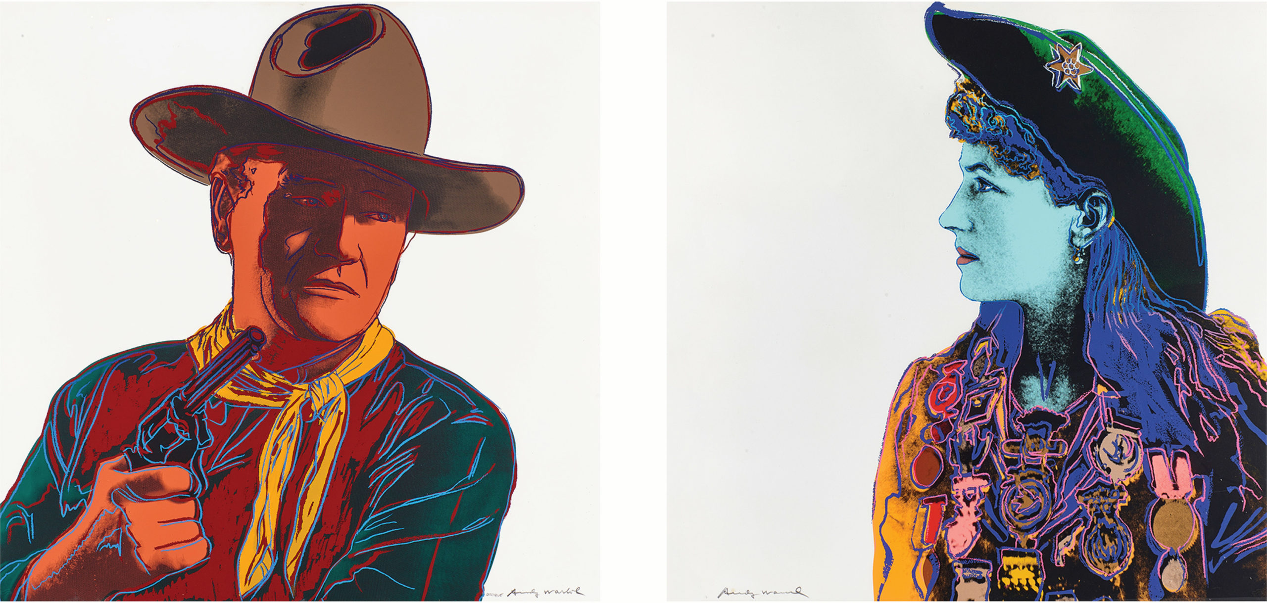 Andy Warhol (American, 1928–1987), Cowboys and Indians.