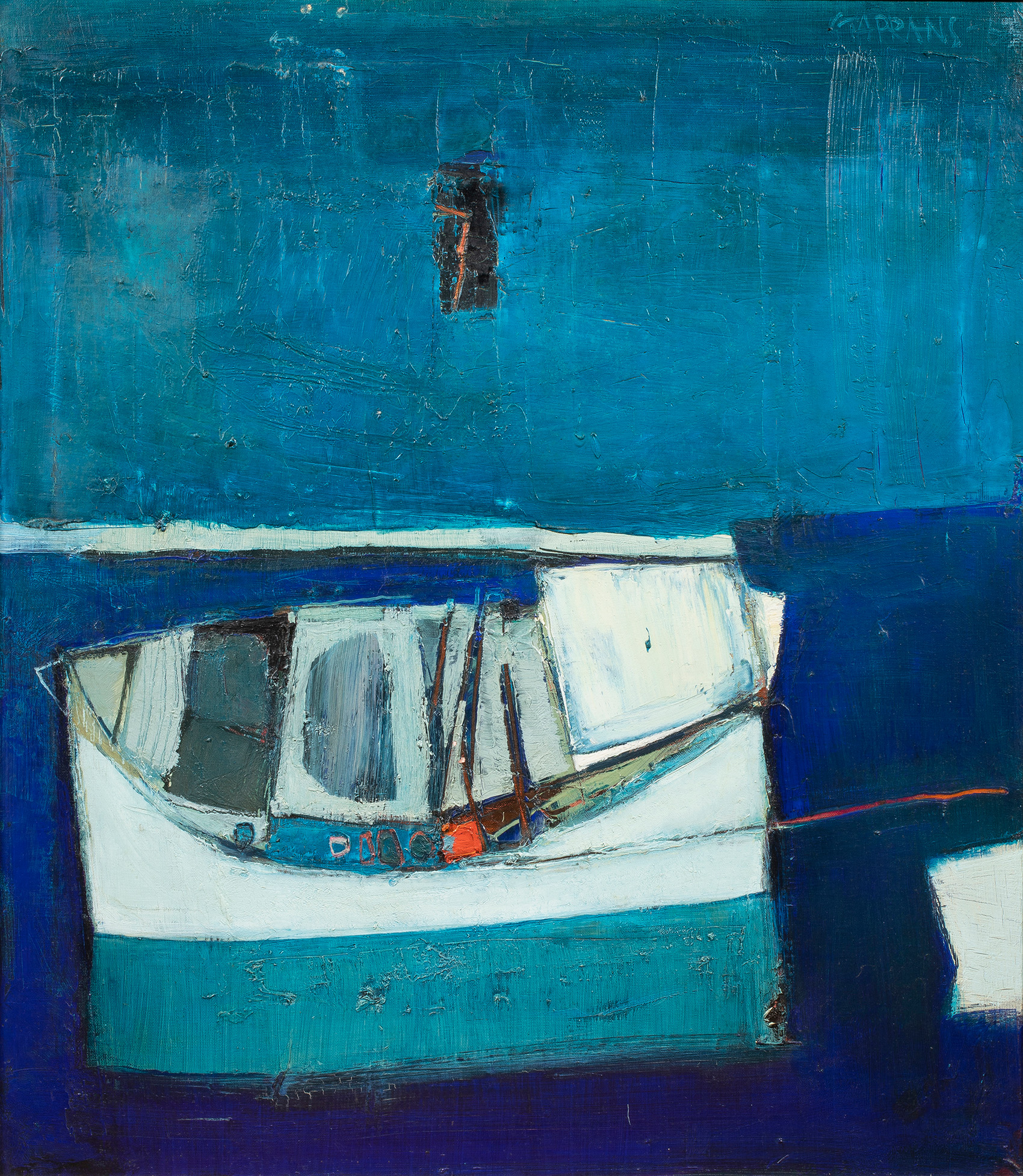 Raimonds Staprans, Boats in Blue Water