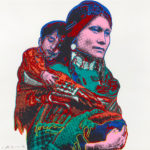Woman and Child. Andy Warhol screenprint.