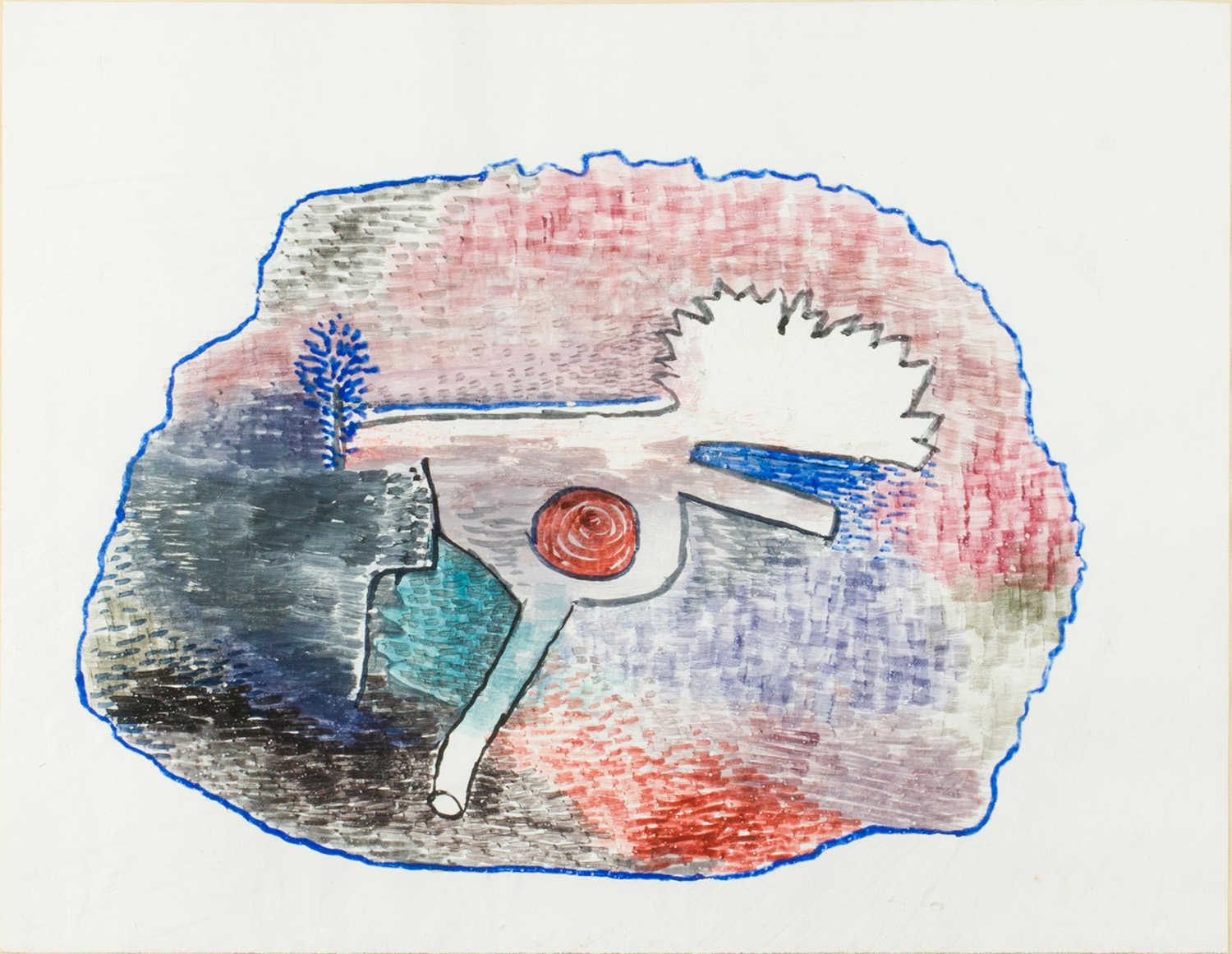 Paul Klee, Fragment einer Wandmalerei.