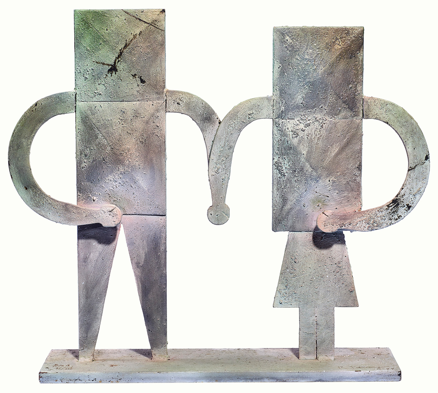 Rufino Tamayo, Untitled (Dos Figuras).