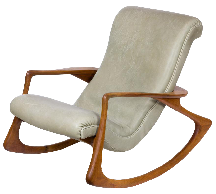 Vladimir Kagan Collection, contour rocking chair.
Sold: $16,900