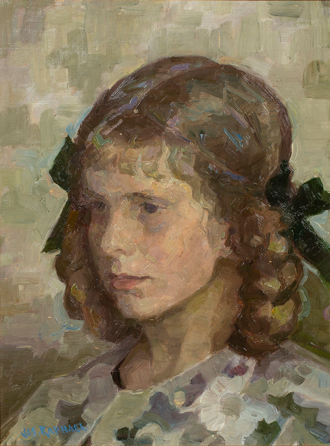 Joseph Raphael, <em>Portrait of a Young Lady</em>.