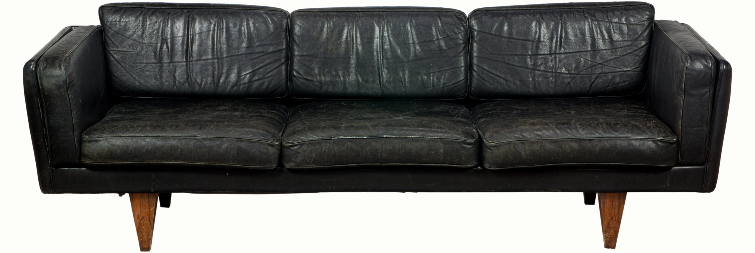 Illum Wikkelso Leather V-11 Sofa.