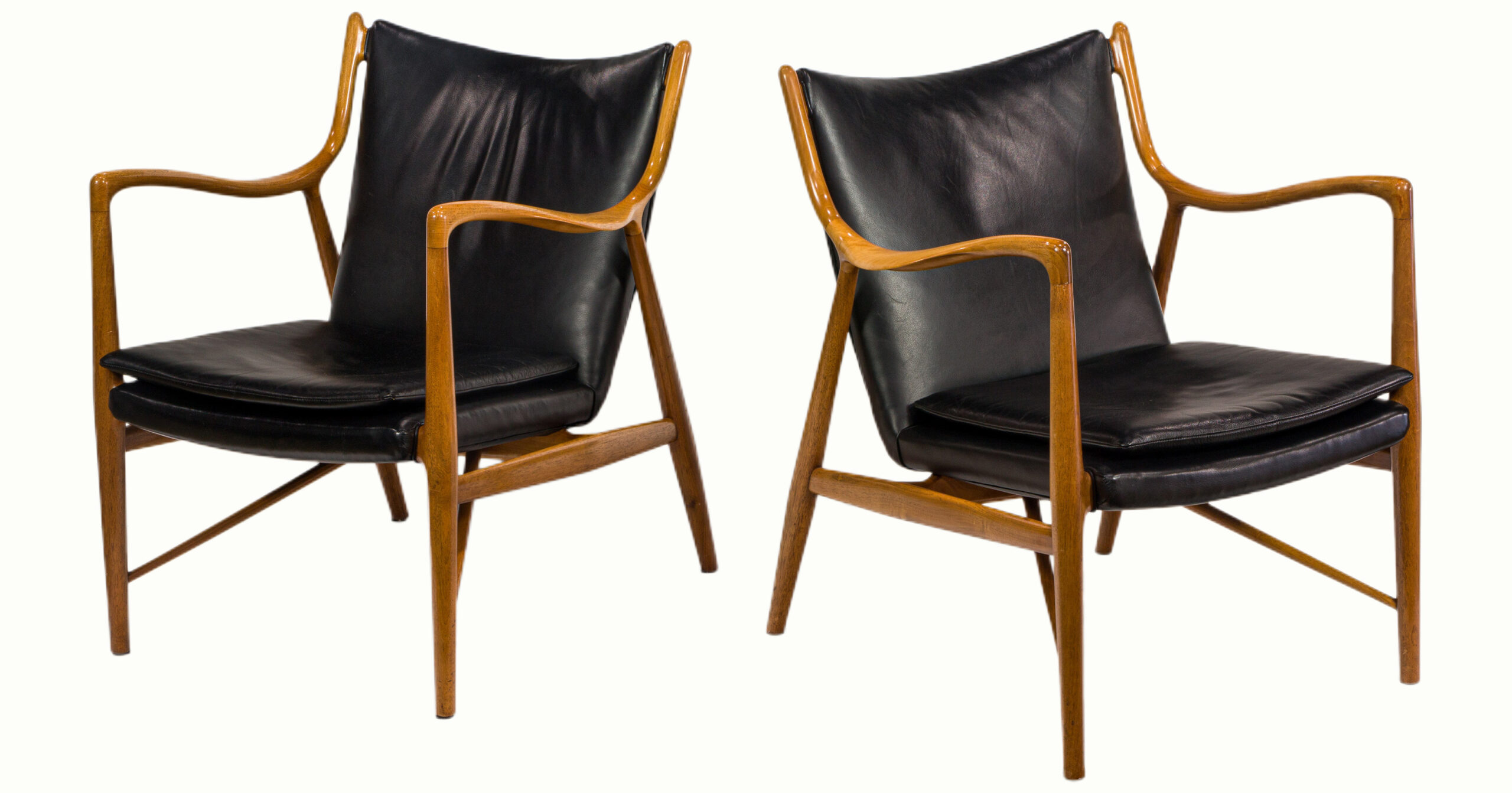Finn Juhl NV-45 chairs.