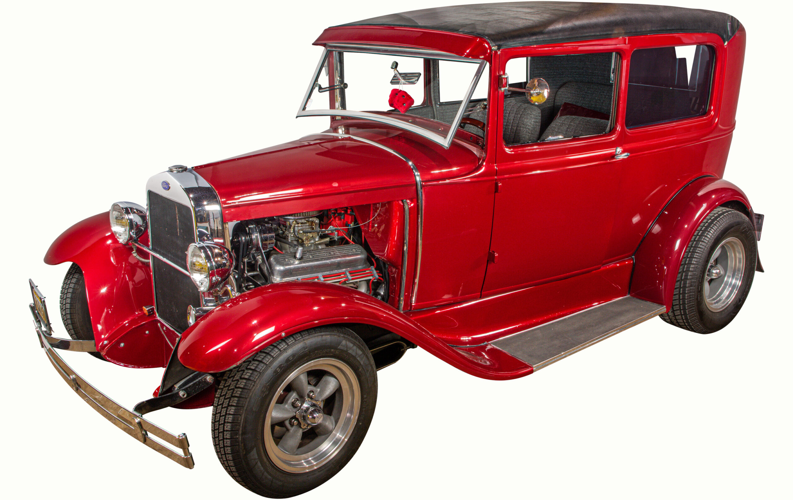1930 Model A Tudor with a Chevrolet 350ci Vortex Turbo engine.