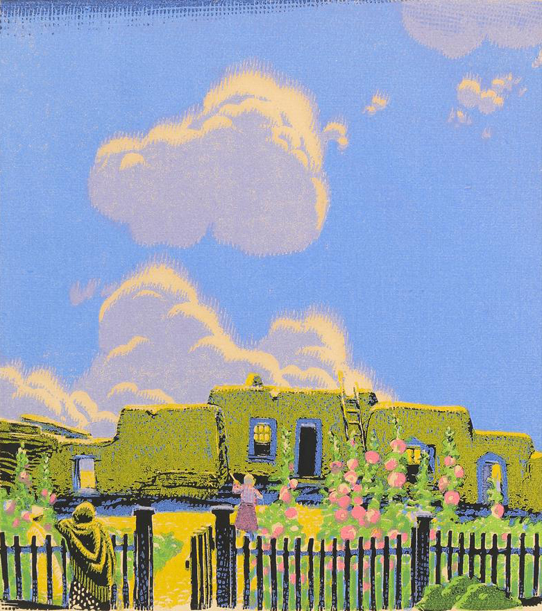Gustave Baumann, Summer Clouds.