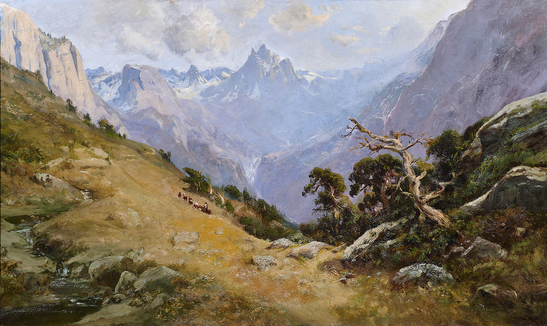William Keith, Into the Yosemite Valley.