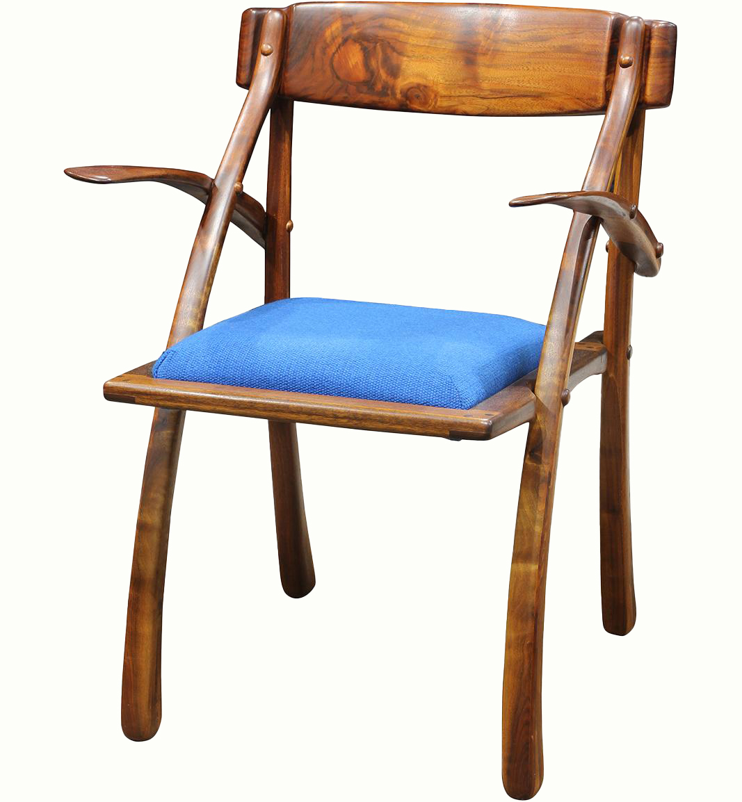 Arthur Espenet Carpenter, Bolinas, CA, walnut Wishbone armchair.