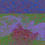 George Morrison, Night Shadows. Red Rock Variation. Lake Superior Landscape.