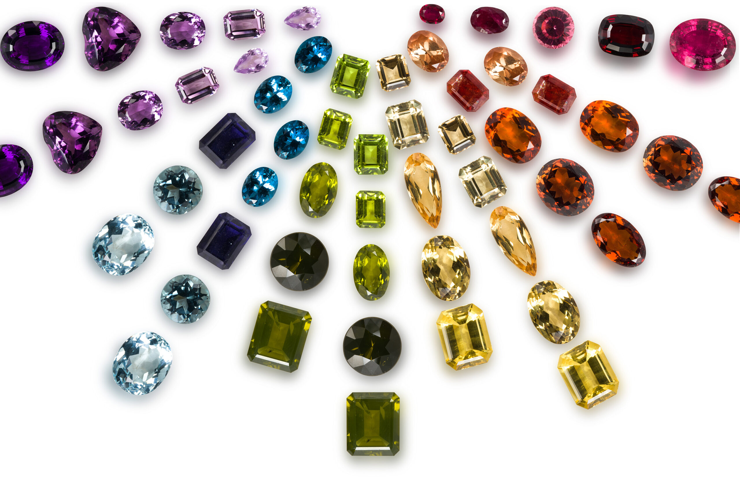 A variety of gemstones to be offered at auction on January 19th.