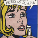 Roy Lichtenstein (American, 1923–1997), Reverie, from 11 Pop Artists, Volume II, 1965, screenprint in colors, 27″ x 23″.