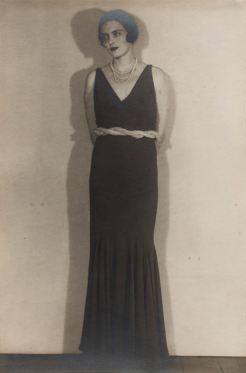 Man Ray (American, 1890–1976), Portrait of Edith G. Strauss, gelatin silver print, 9″ x 6″.