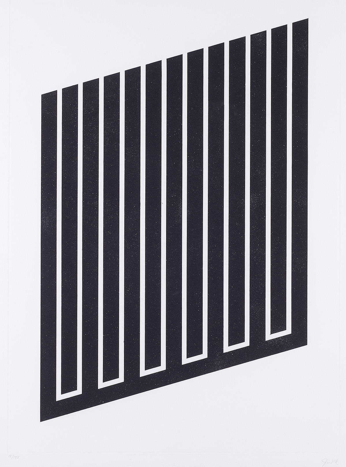 Donald Judd (American, 1928–1994), <em>Untitled</em>, 1978–79, etching and aquatint, 32.25″ x 24.5″.