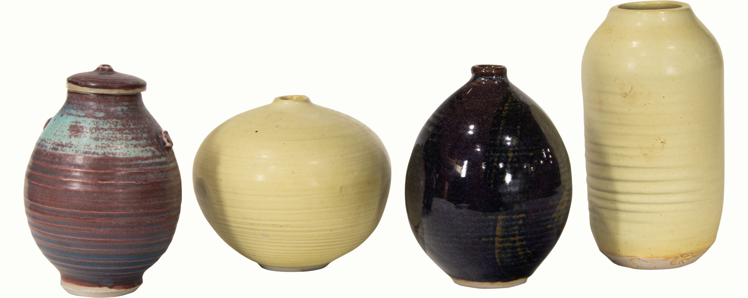 A collection of Otto Heino porcelain vases.Estimate: $1,600–$2,400