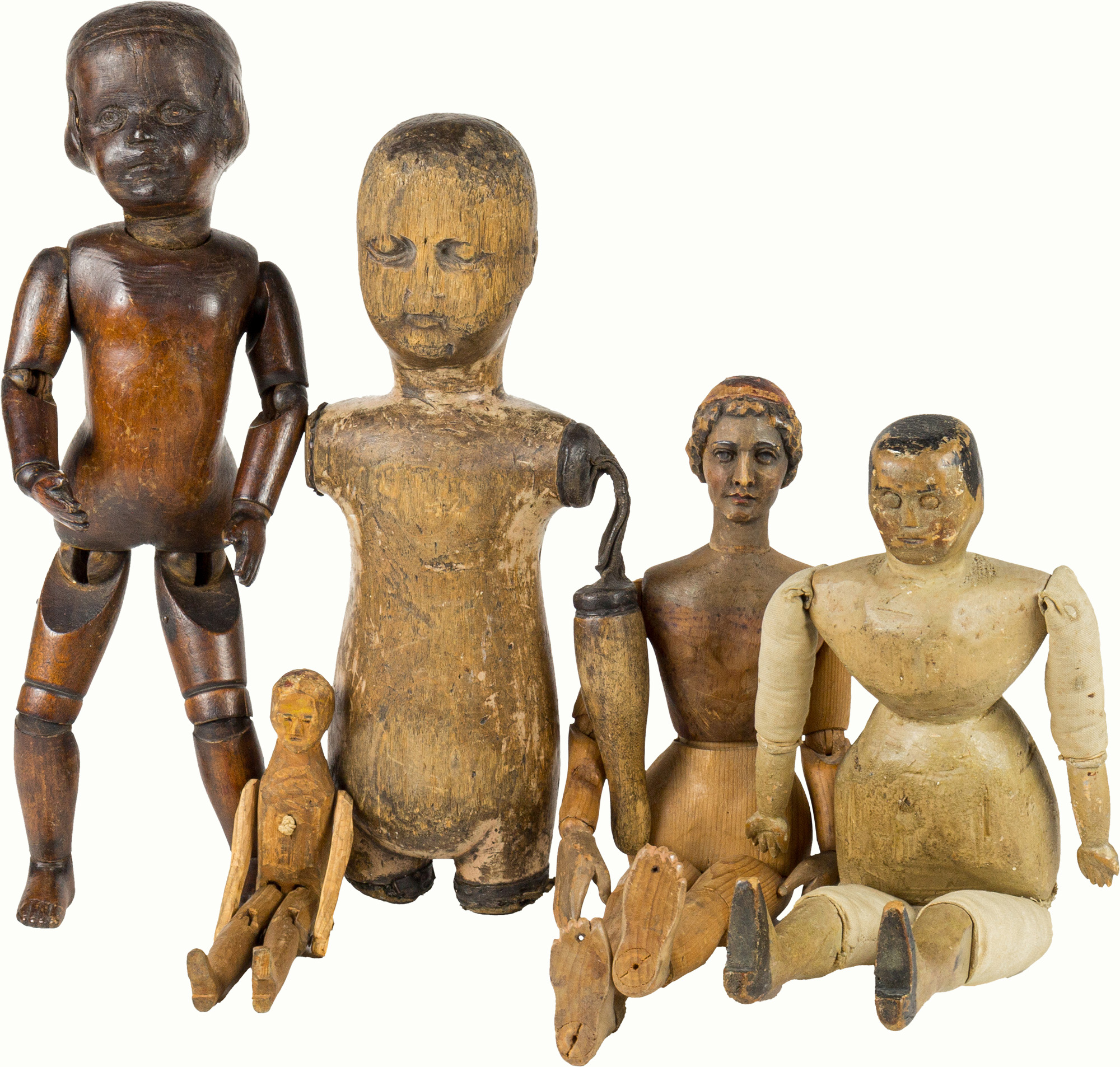 A group of dolls. Estimate: $200–$300