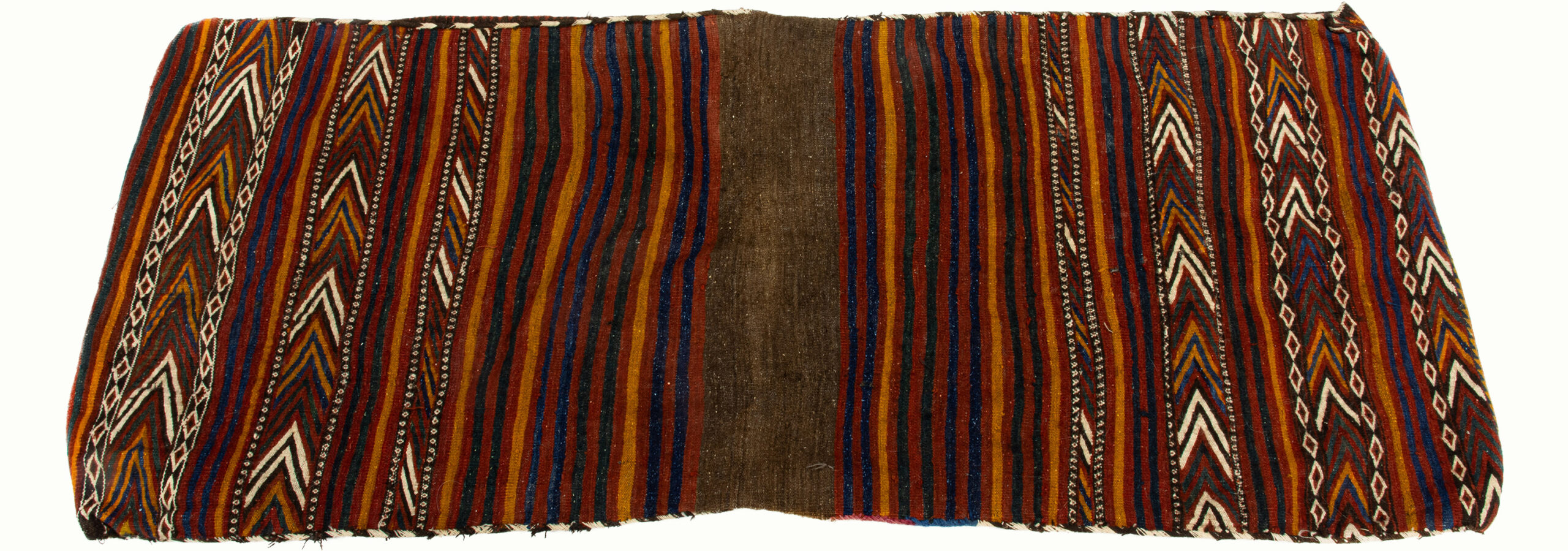 An Afgan Khurjin wool saddlebag. Estimate: $800–$1,200