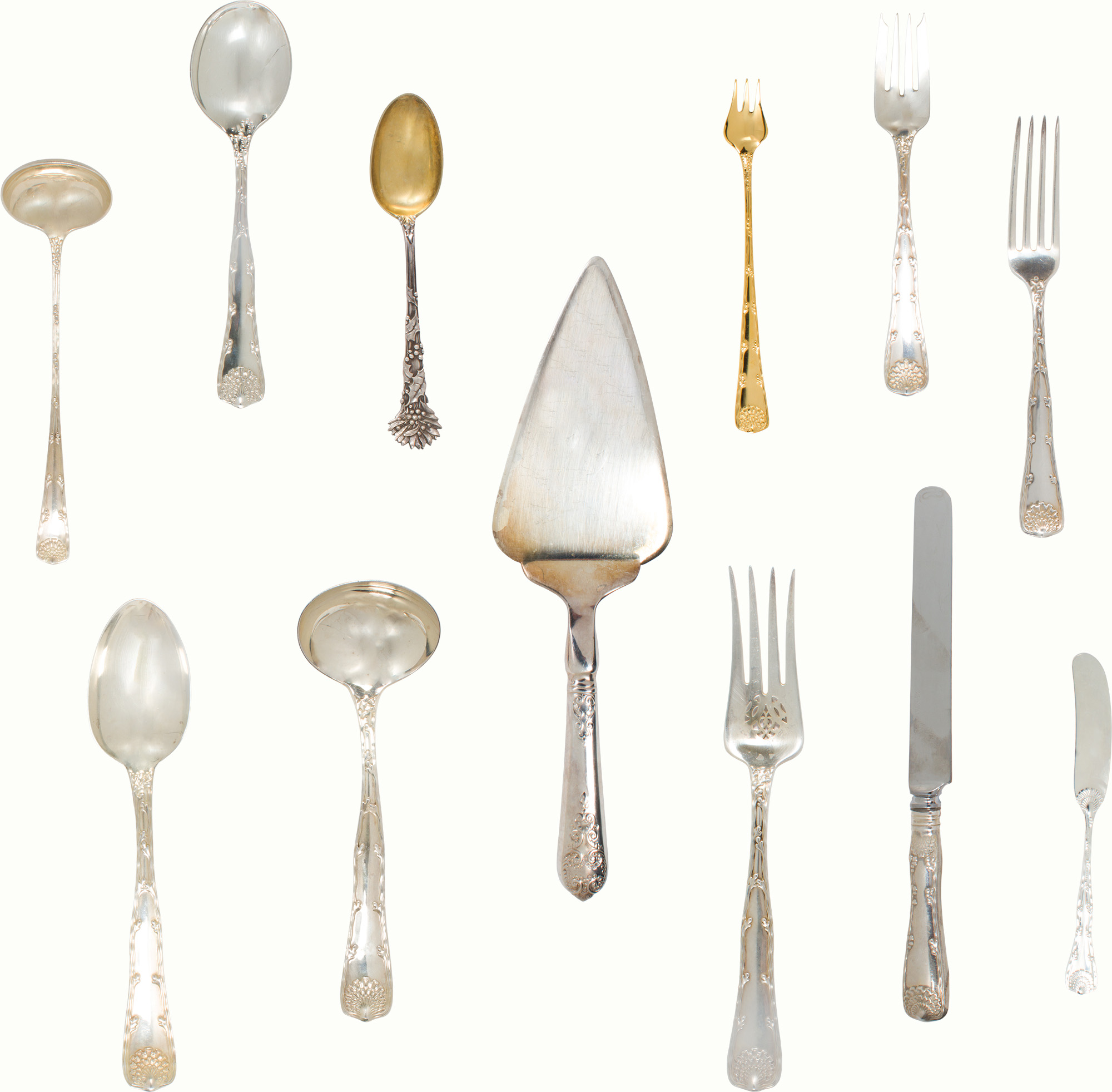 Tiffany & Co. sterling ‘Wave Edge’ flatware service.Estimate: $3,000–$5,000