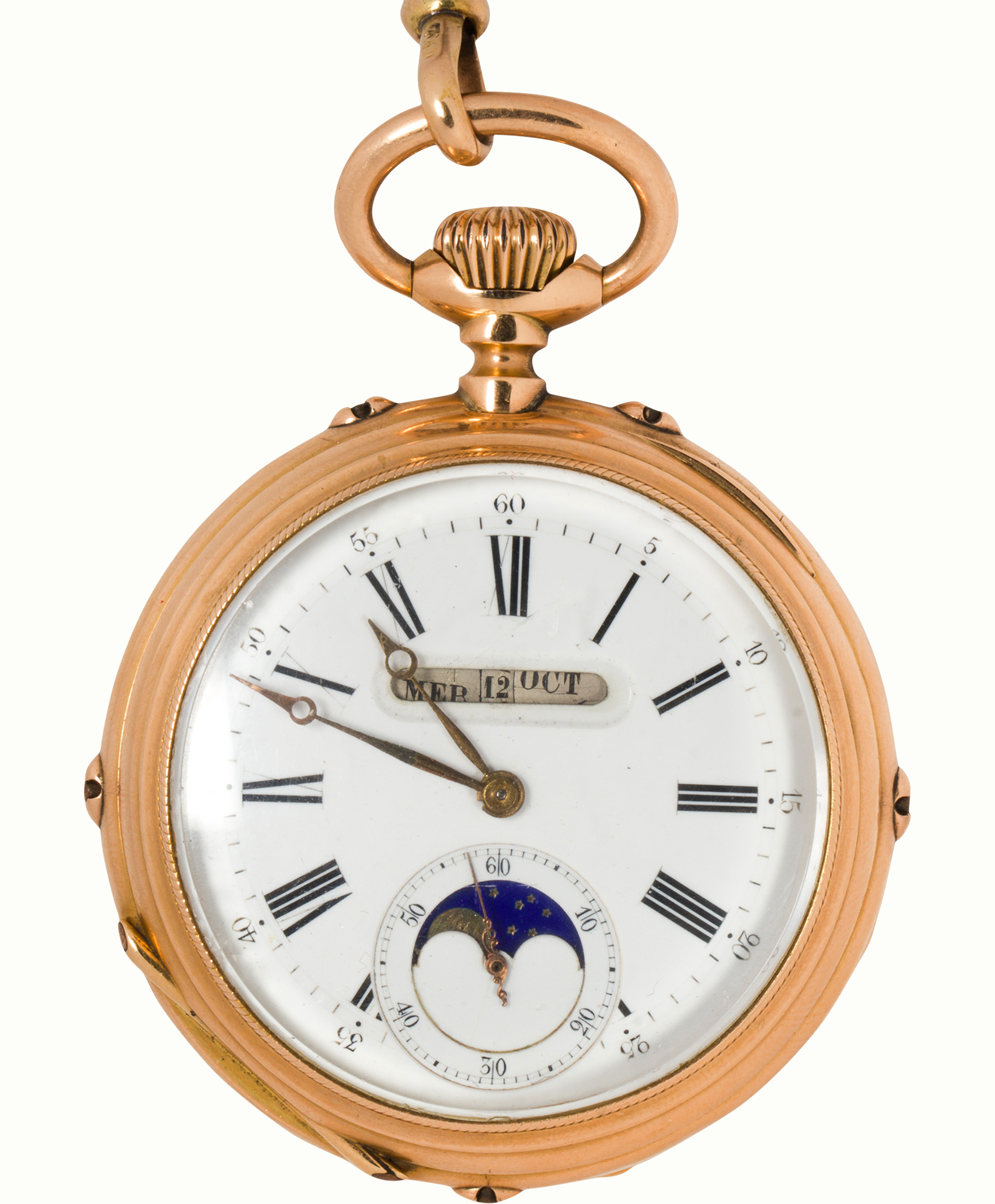 An 18k gold pocket watch.Estimate: $7,000–$10,000