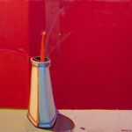 Raimonds Staprans (American/Latvian, b.1926), Still Life with the Ugly Hockney Vase #2, 2004–2005, oil on canvas, 44.5″ x 48″Estimate: $150,000–$200,000