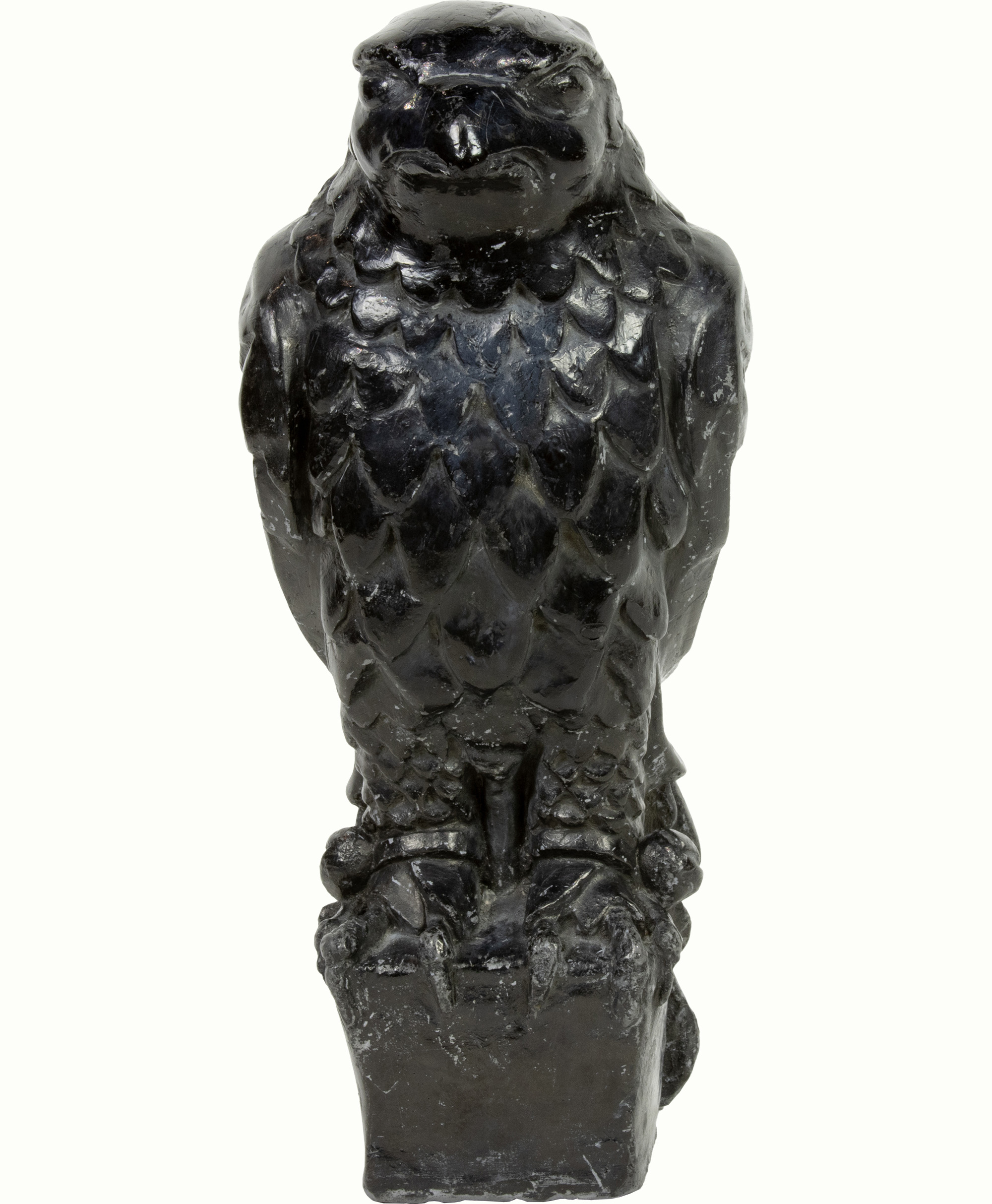 A figure of the Maltese Falcon.<br><b>Estimate: $100–$150</b><br><em>This property is being sold at public auction as provided by Internal Revenue Code section 6335. Only the right, title, and interest of the Hank Risan is being offered for sale. Property is sold “as is, where is” without recourse against the United States. The United States offers no Guarantee or warranty, implied or expressed on the condition of any property or its fitness for any purpose or use.</em>