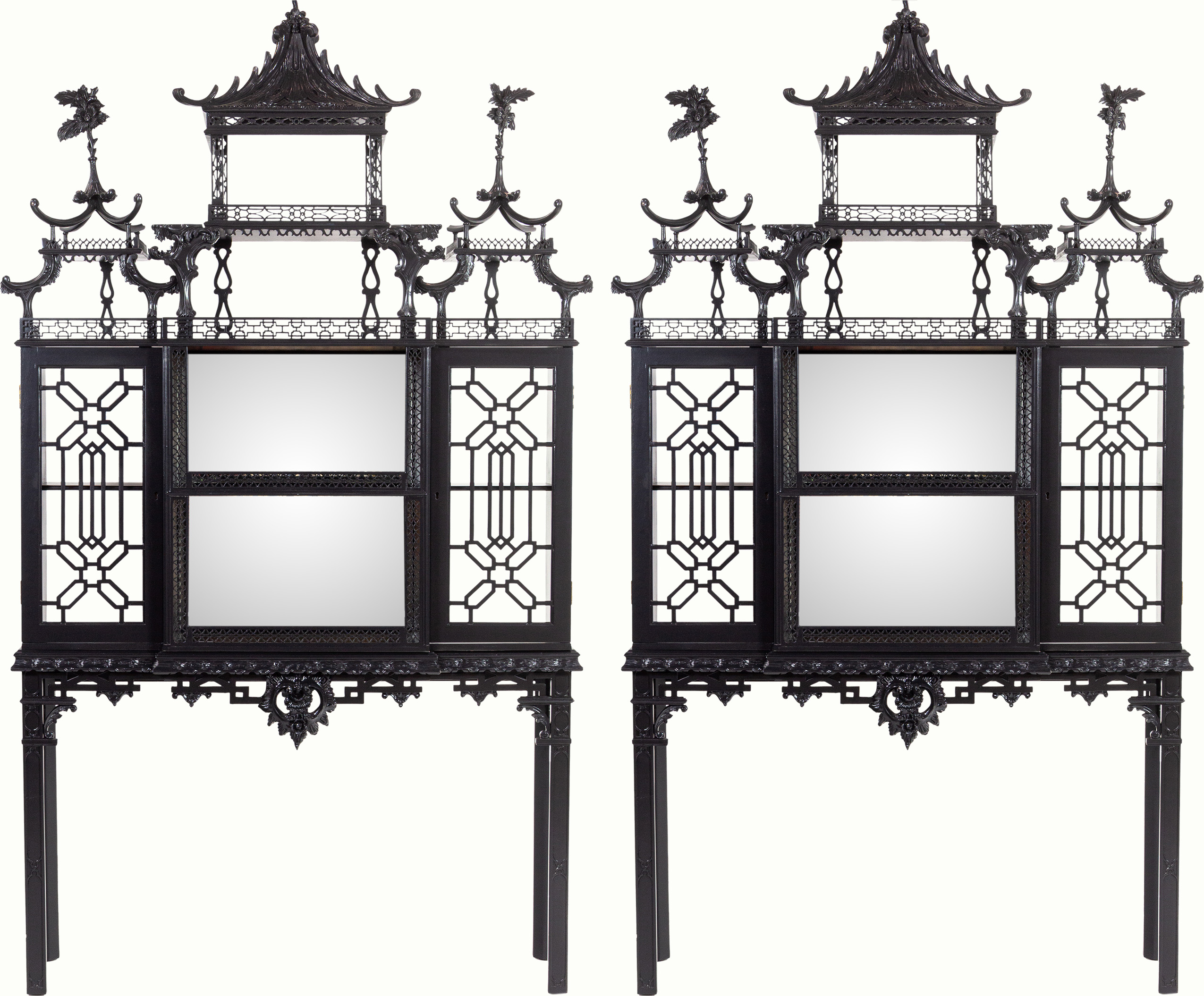 An Ann Getty designed Chinoiserie lacquer vitrine.<br><b>Estimate: $500–$700</b>