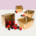 A set of four silver-gilt &lsquo;strawberry boxes&rsquo; for Tiffany & Co. Estimate: $2,500–$3,500