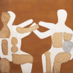 Conrad Marca-Relli (American, 1913–2000), Untitled #4, circa 1975, oil and fabric collage on canvas, 57″ x 67.5″.Estimate: $15,000–$20,000