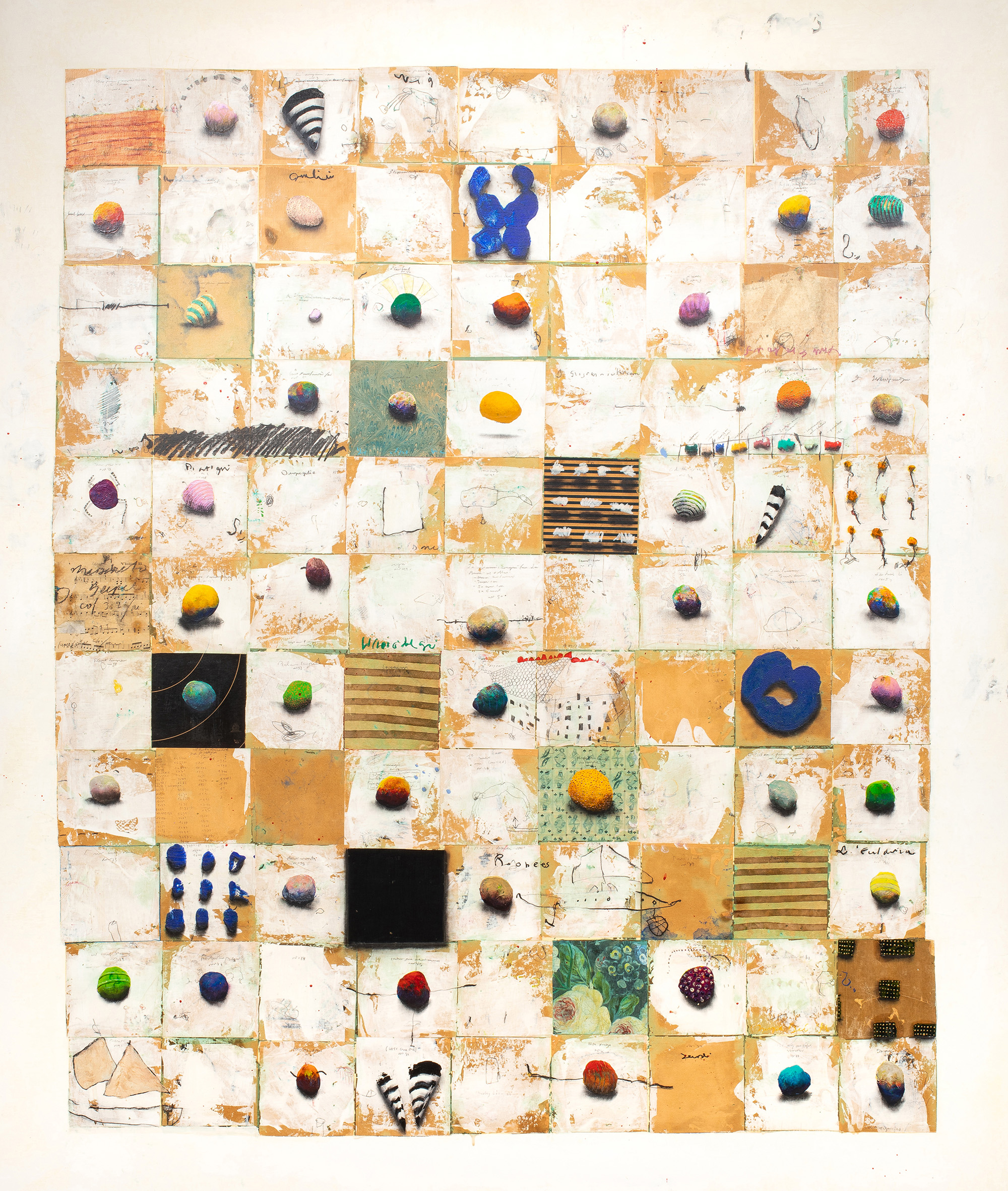 Cole Morgan (American, b. 1950), <em>Once Upon a Time</em>, mixed media on canvas, 63″ x 75″. <br><b>Estimate: $4,000–$6,000 (1 of 3 to be offered)</b>