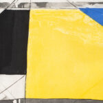 Richard Diebenkorn (American, 1922–1993), Folsom Street Variations III (Primaries), 1986, aquatint with drypoint, 12″ x 26″. Sold: $19,200