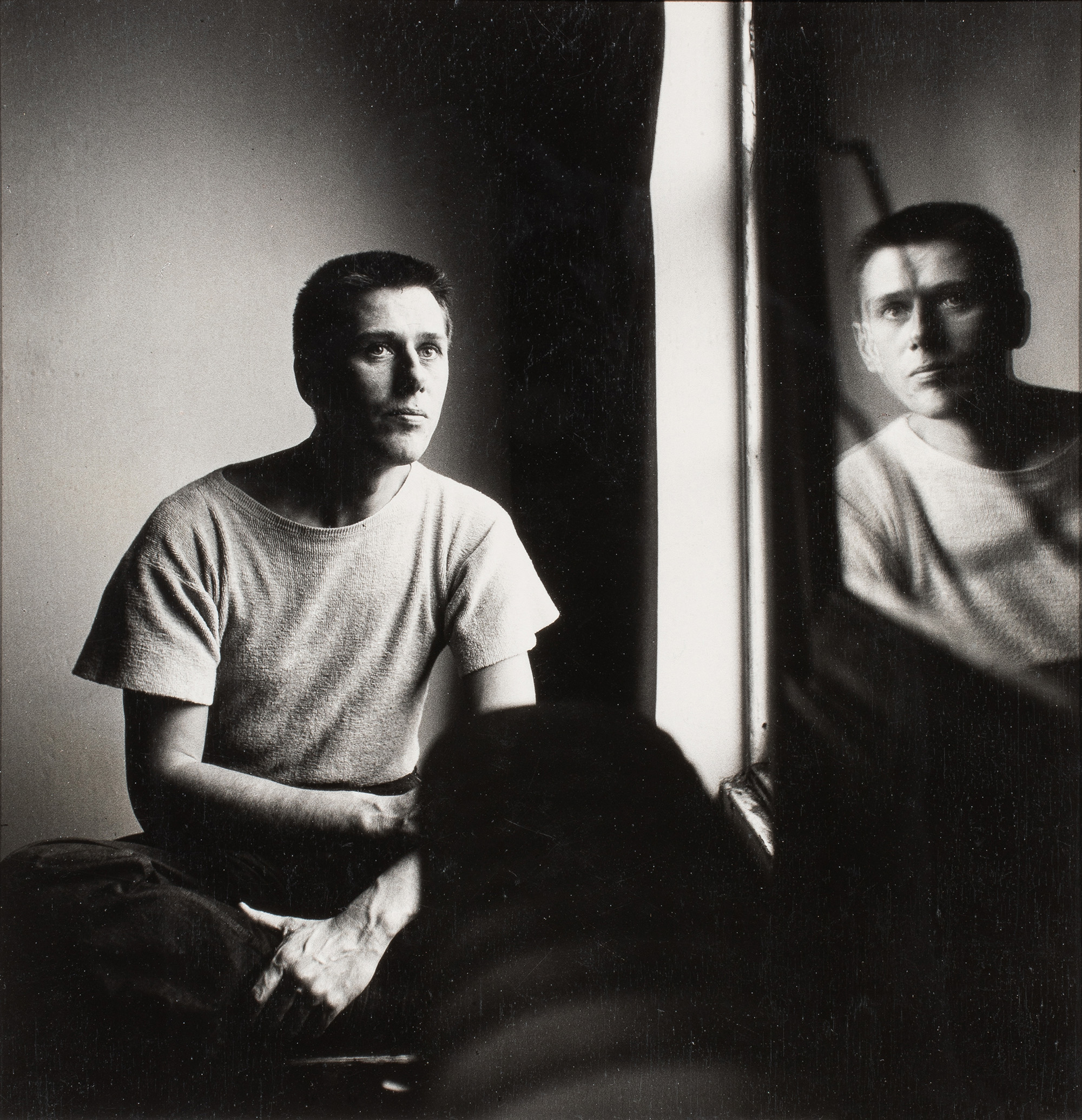 Irving Penn (American, 1917–2009), Self-portrait, 1947, gelatin silver print 8.5″ x 8″. Estimate: $8,000–$12,000