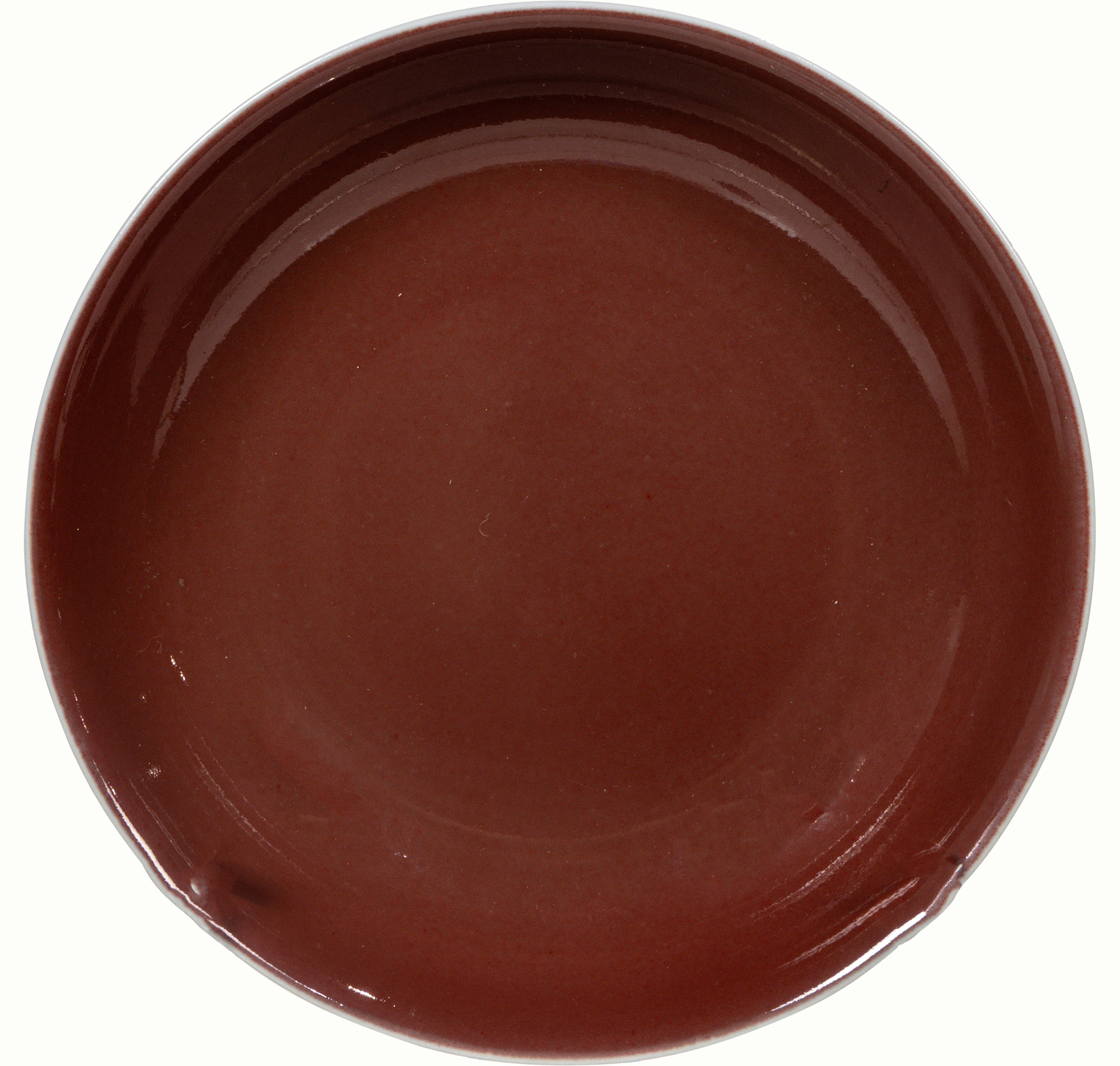 A Chinese copper-red glazed dish, Daoguang six-character mark and of the period. Estimate: $2,000–$4,000
