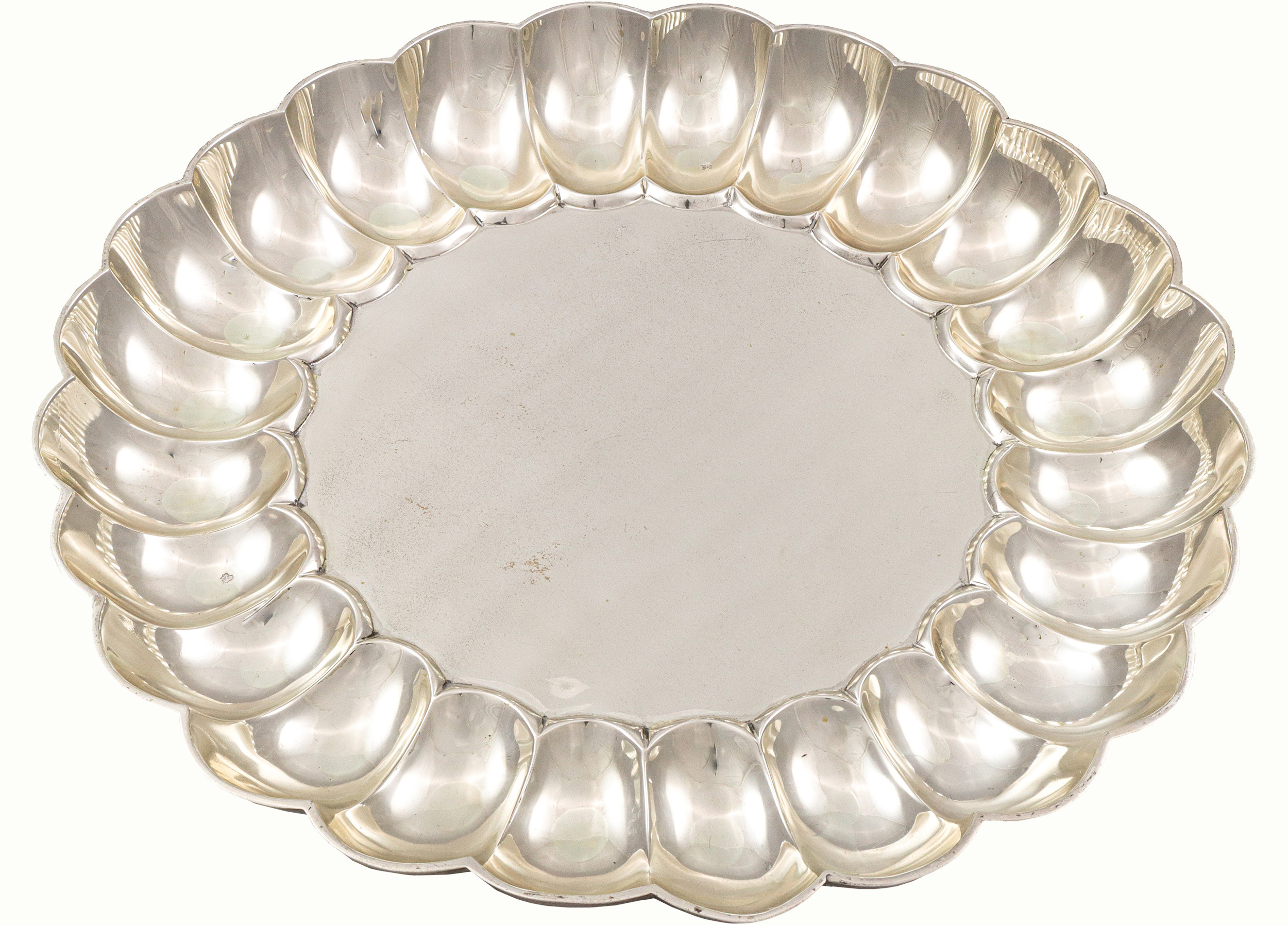 A Mexican sterling platter, Alfredo Ortega & Sons. Estimate: $5,000–$7,000