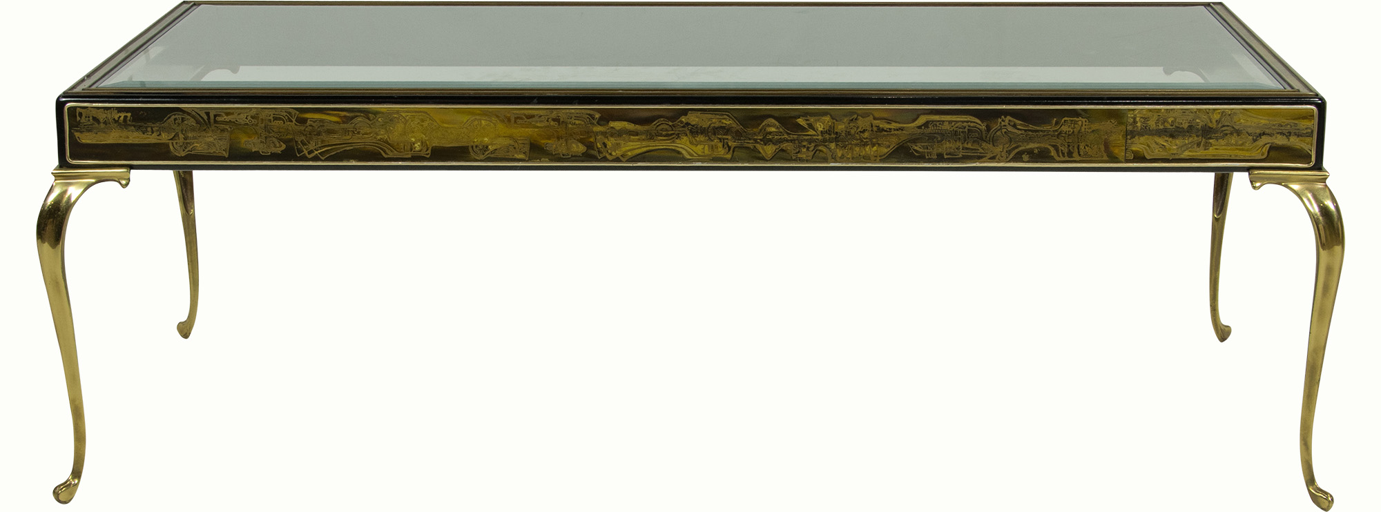 A Bernhard Rhone for Mastercraft low table. Estimate: $500–$700