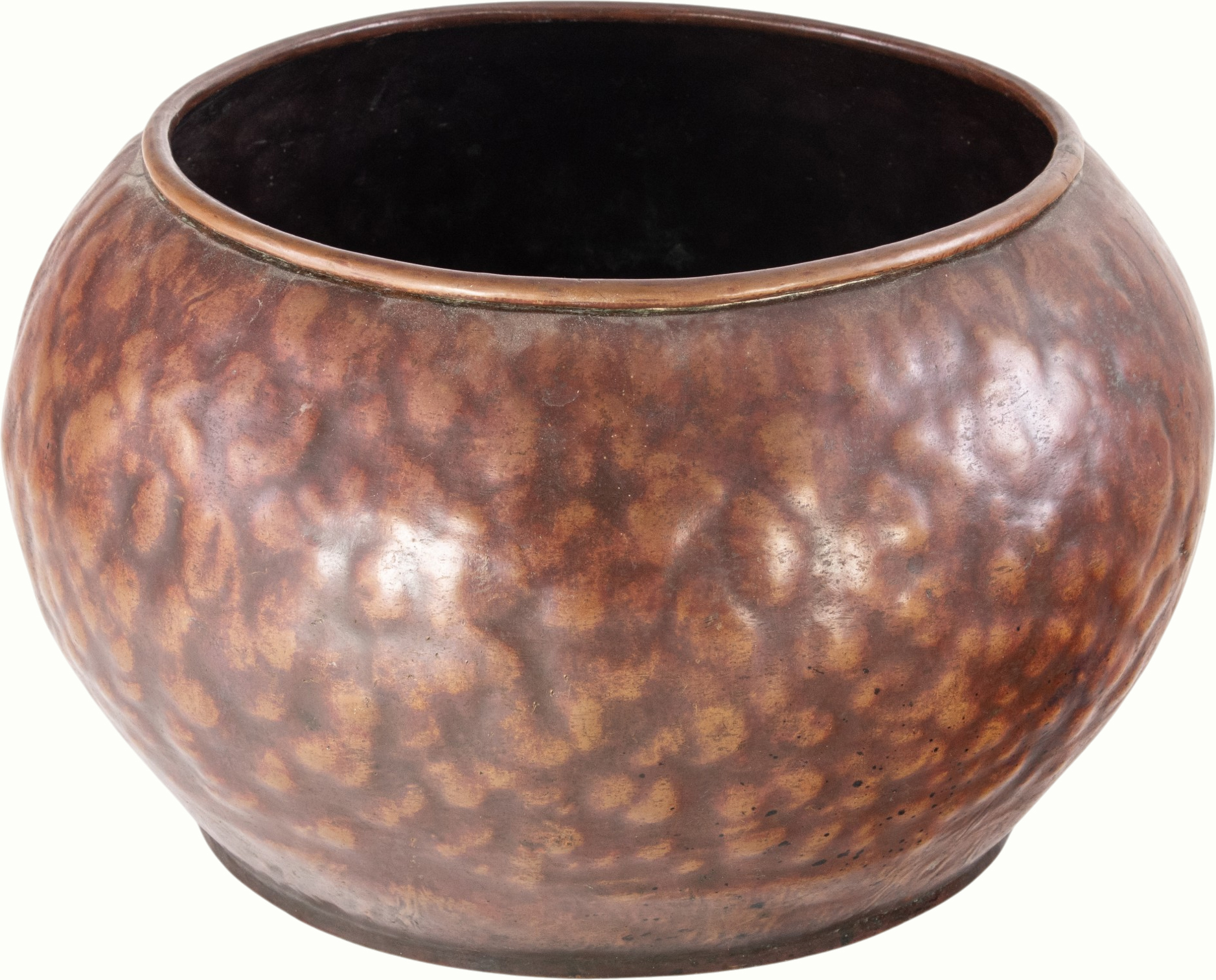 A Dirk van Erp and Elizabeth D’Arcy Gaw warty bowl. Estimate: $2,000–$4,000