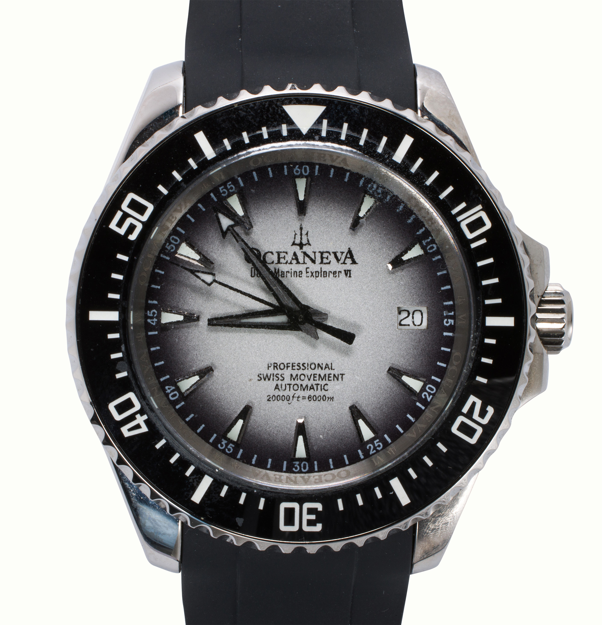 An Oceaneva Deep Marine Explorer VI Titanium watch. Estimate: $500–$700