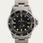 A 1978 Rolex Maxi Dial II Submariner stainless steel watch. Sold: $12,800